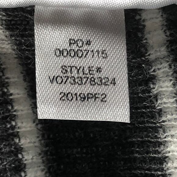 Vince Gray Wool Stripe Rib Knit Shirt - Size Medium - Picture 11 of 13